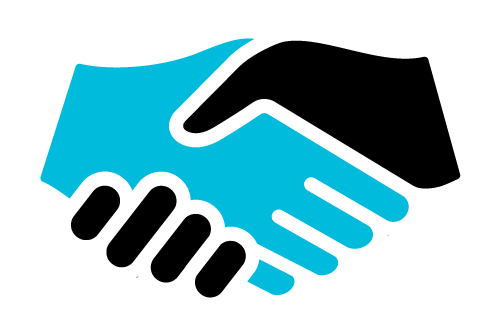 Great White Pest Control Handshake Icon